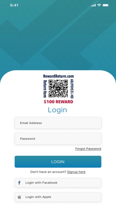 Reward Return Screenshot