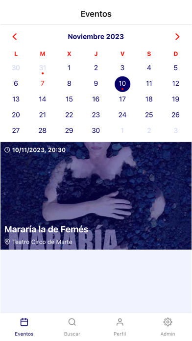 Eventos Santa Cruz de La Palma Screenshot