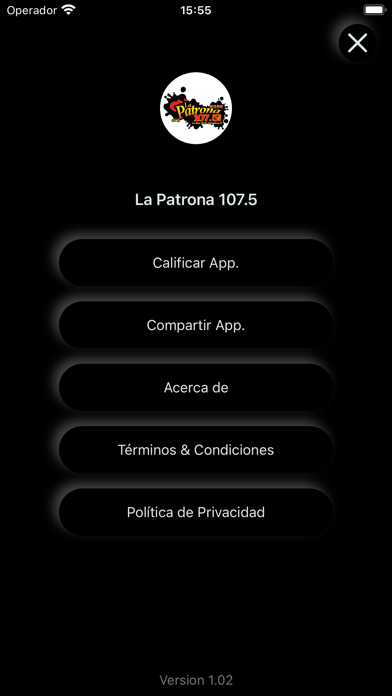La Patrona 107.5 FM Screenshot