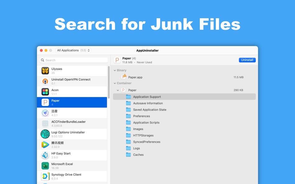 #1. AppUninstaller-Uninstall Apps (macOS) 由: 少兵 付