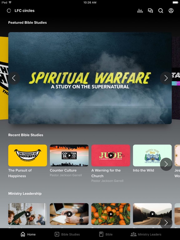 Leaders Following Christ iPad screenshot 1 - Education app