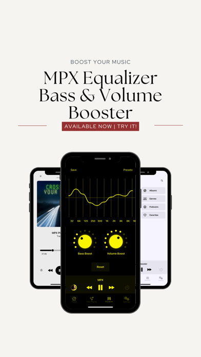 Screenshot #1 pour MPX EQ Equalizer Bass Booster
