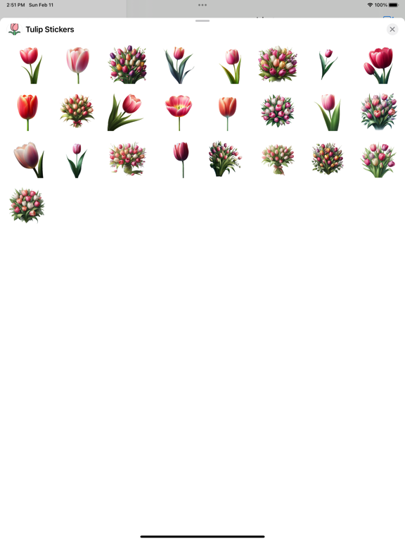 Screenshot #4 pour Tulip Stickers