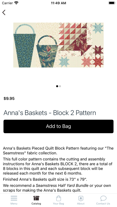 Laundry Basket Quilts Screenshot