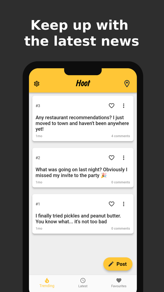 #2. Hoot - Social Made Local (iOS) 由: Speczo Inc