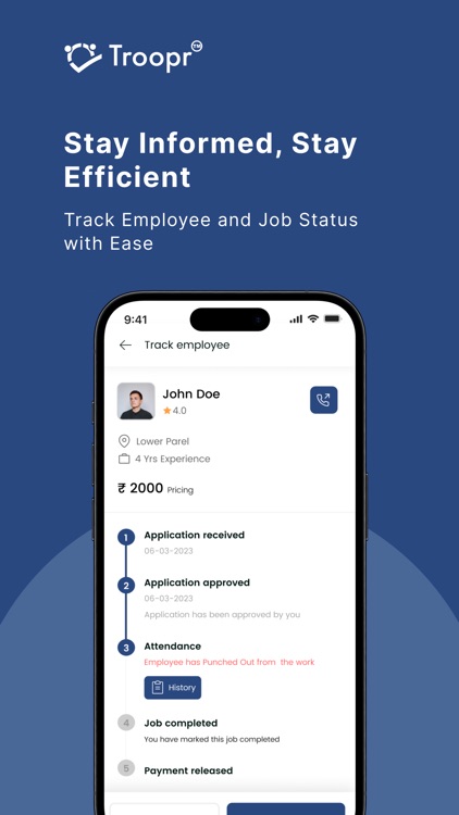 Troopr : Hire & Work on demand screenshot-7