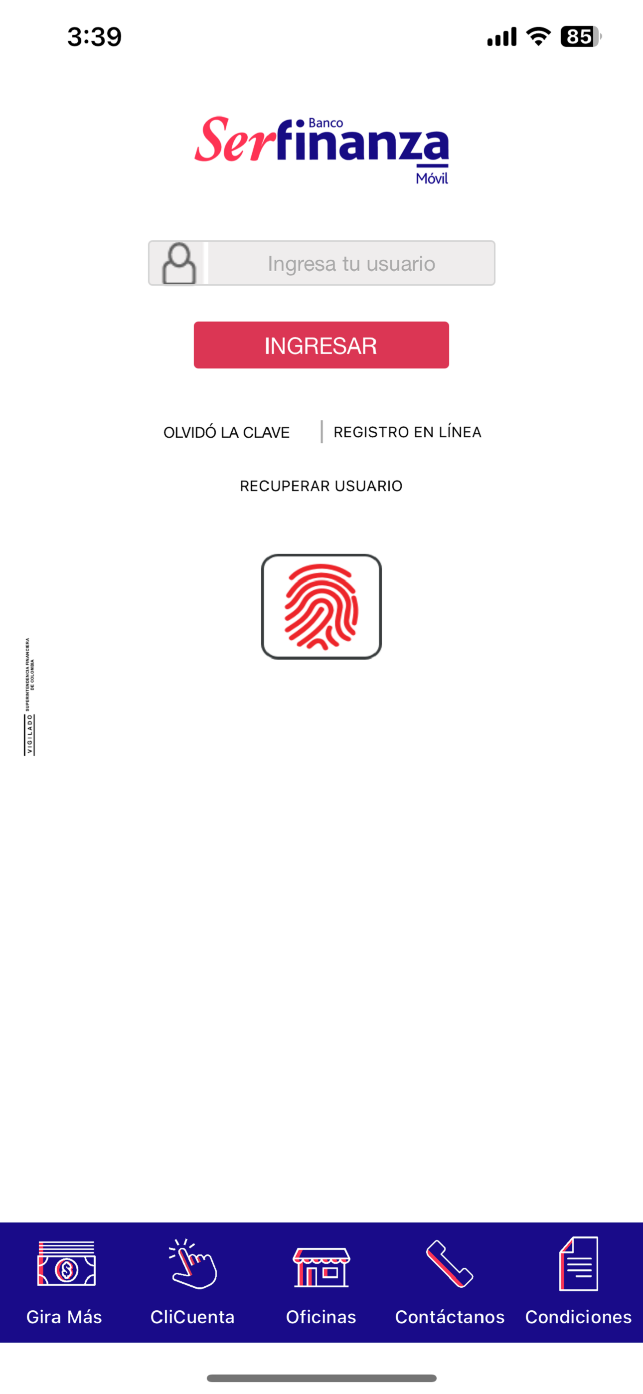 Serfinanza Móvil Personas