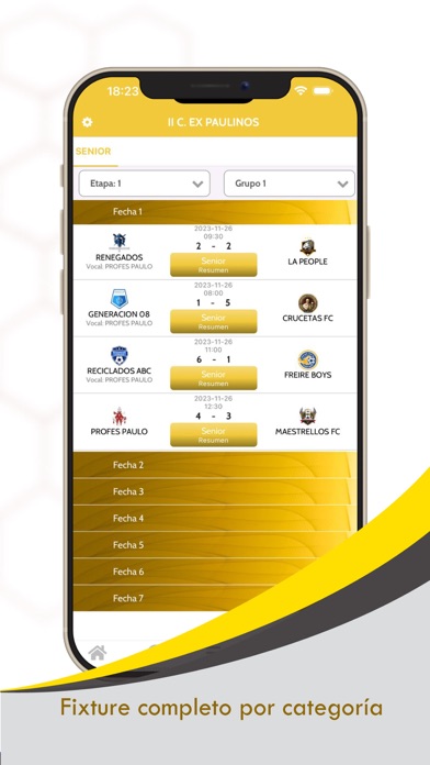 J.V. Eventos Screenshot
