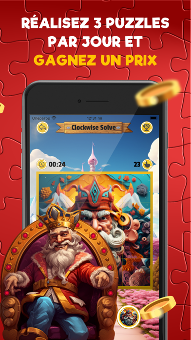 Screenshot #3 pour King - Jeu de Puzzle