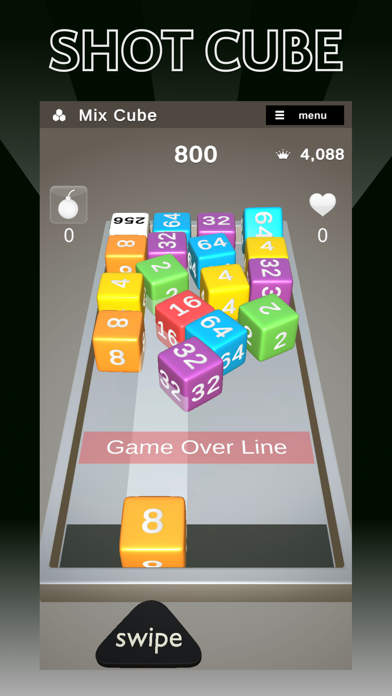 SHOT CUBE :3D Block chain Game Screenshot