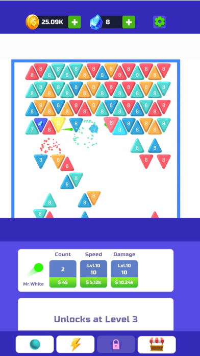Brick Breaker : Idle Smasher Screenshot