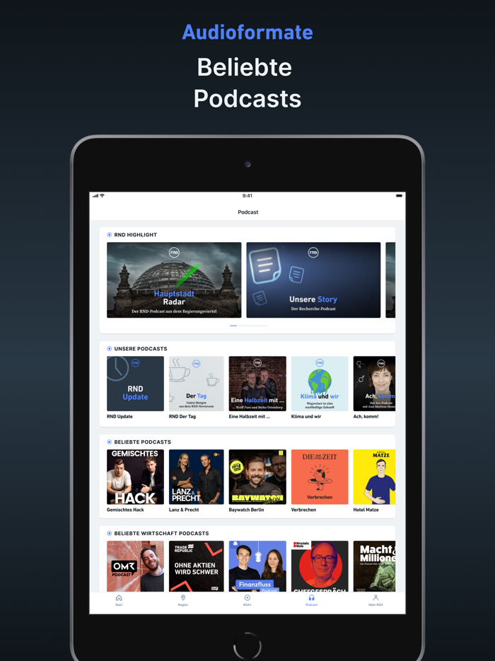 RGA – Nachrichten und Podcast