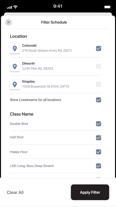 Y2 Yoga App Screenshot