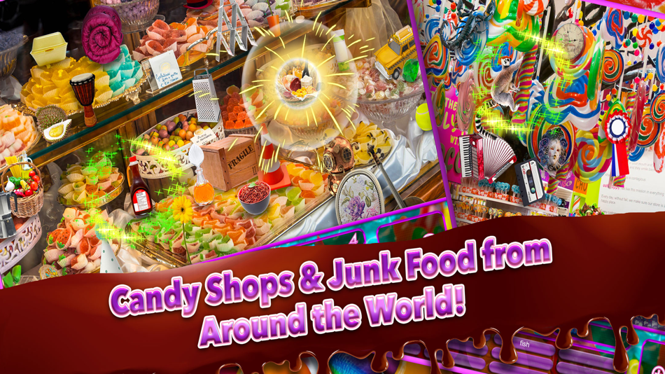 #2. Hidden Object Candy Chaos Find (iOS) By: Brainfull, LLC
