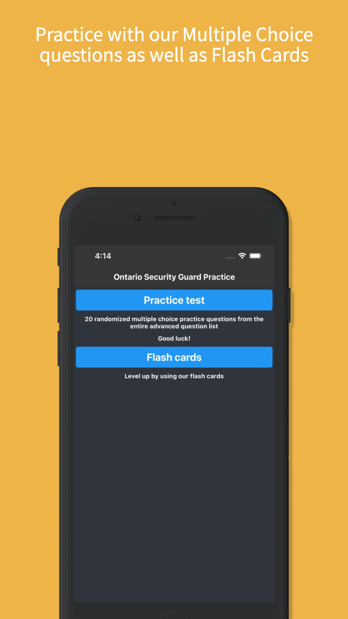 Ontario Security Practice Quiz