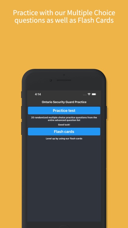 Ontario Security Practice Quiz