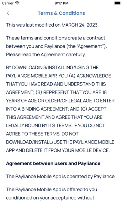 PaylianceDirect Screenshot
