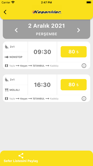 Keşanlılar Turizm Screenshot