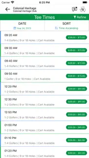 colonial heritage club iphone screenshot 4