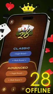 28 card game offline iphone screenshot 1