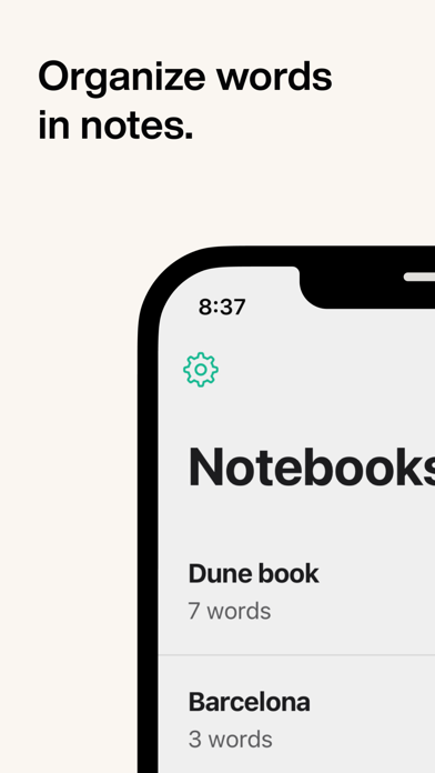 Wordnote Dictionary Screenshot