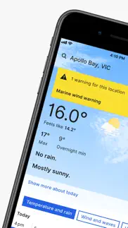 bom weather iphone screenshot 1