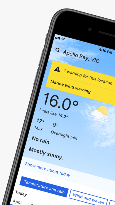 BOM Weather Screenshot 1 - AppWisp.com BOM Weather Screenshot 1 - AppWisp.com