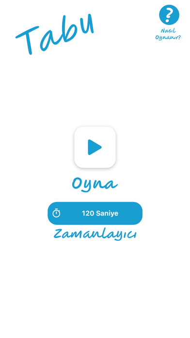 Tabu - Yasaklı Kelimeler Screenshot