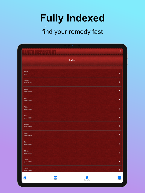 Screenshot #6 pour Kent Homeopathic Repertory