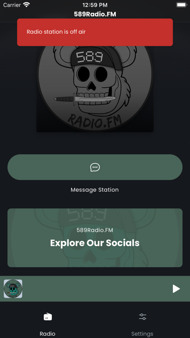 589 Radio Screenshot