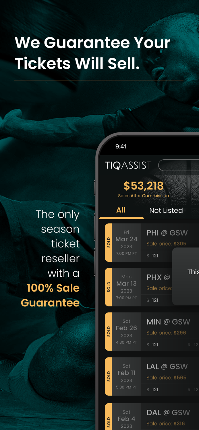 TiqAssist Sell Season Tickets