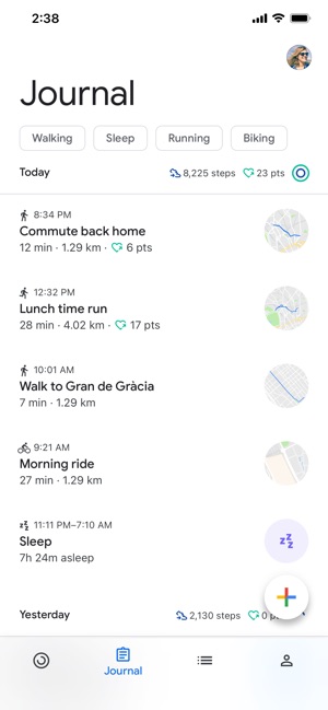 Google Fit: Theo dõi vận động