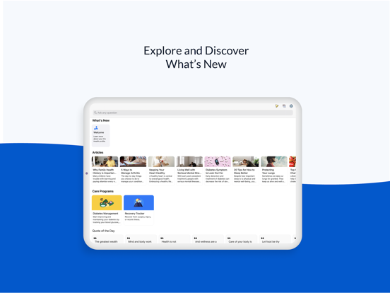 Acuity Group Health Plan iPad screenshot 2 - Medical app