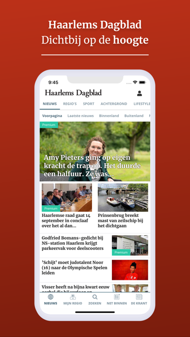 Haarlems Dagblad Screenshot
