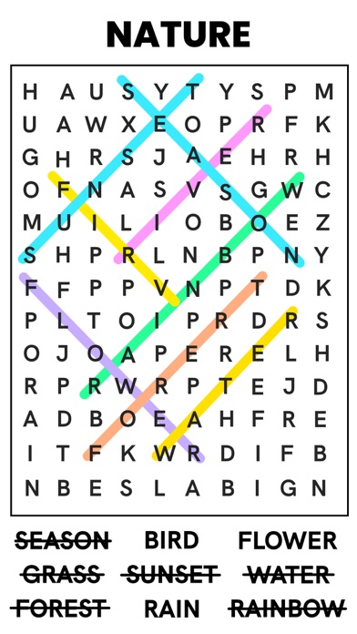 Word Search - Word Find Gamesのおすすめ画像2