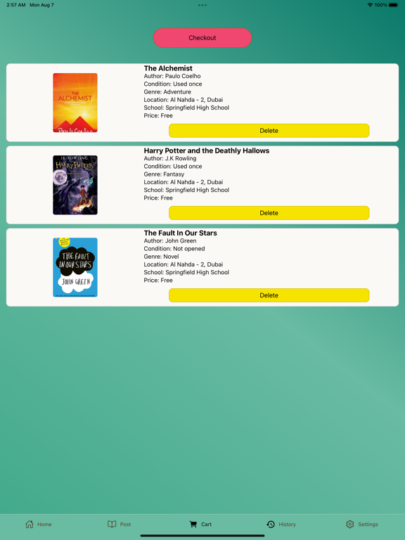 ShareAllBooks iPad screenshot 2 - Book app