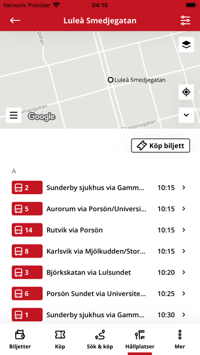 Nya Luleå Lokaltrafik Screenshot