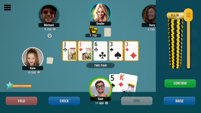 Kindza Poker - Texas Holdem Screenshot