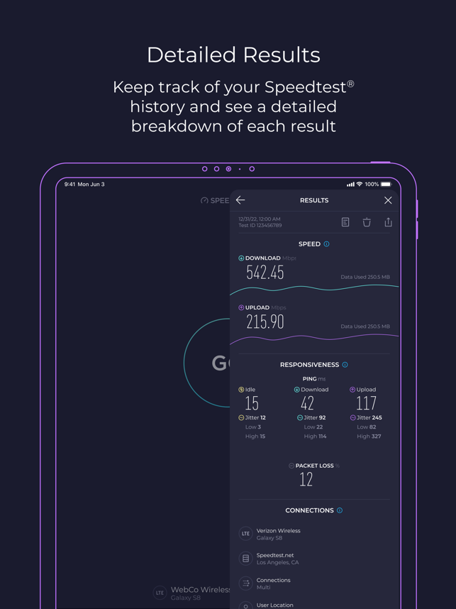 ‎Speedtest by Ookla Screenshot