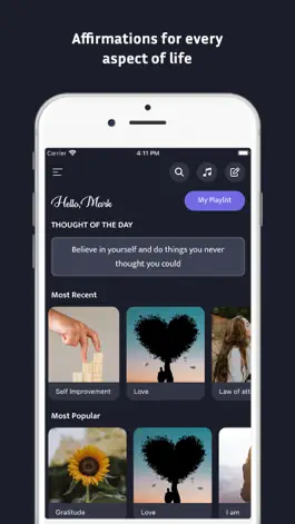 Game screenshot Daily Affirmations, Motivation mod apk