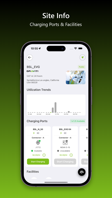 GRAVITI EV CHARGING Screenshot
