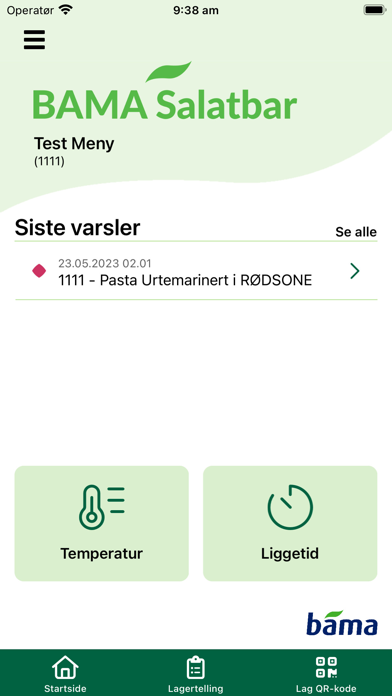 Bama Salatbar Screenshot