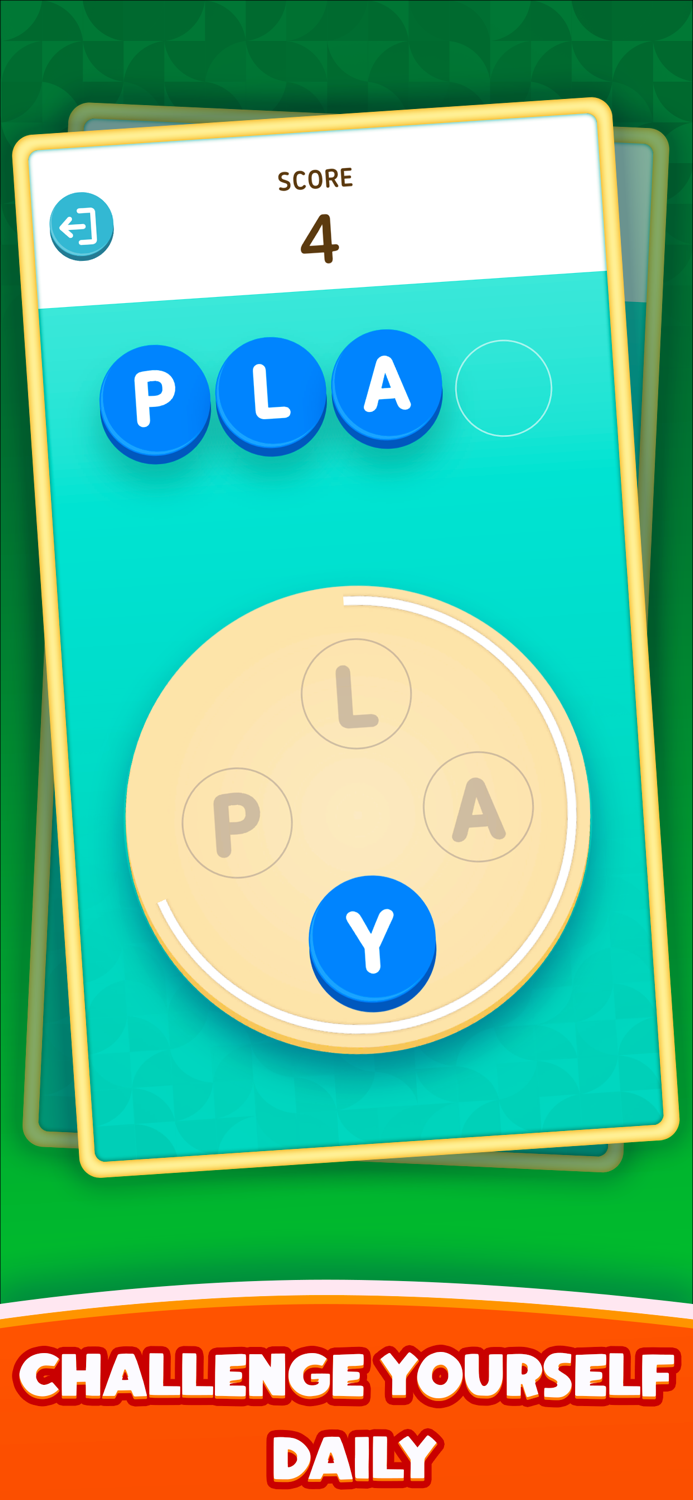 Word Connect Four Letters