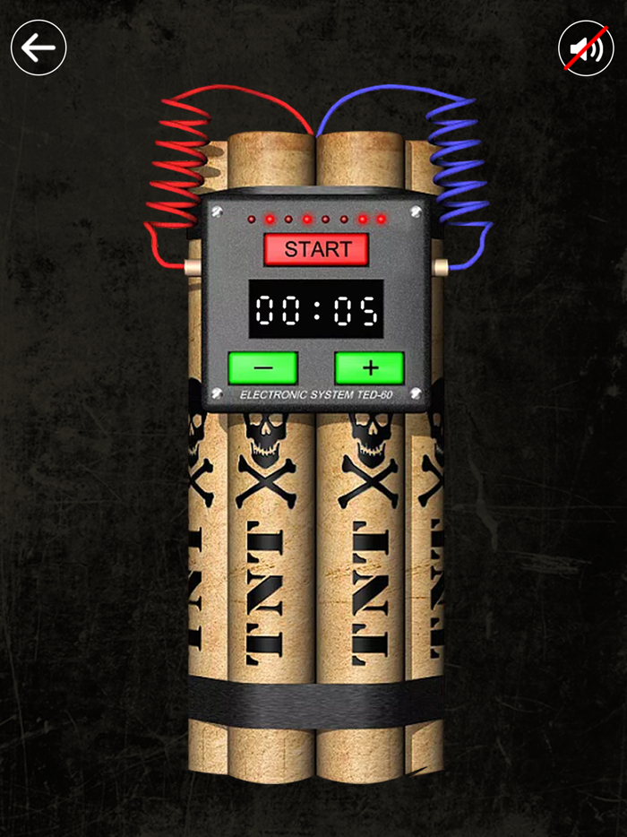 Time Bomb Prank Broken Screen