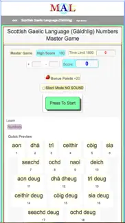 scottish gaelic m(a)l iphone screenshot 2