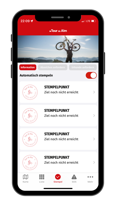 Tour de Alm - Mountainbike Screenshot