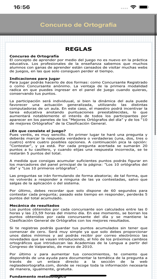 #5. Concurso de Ortografía (iOS) 由: Juan Antonio Marin Candon