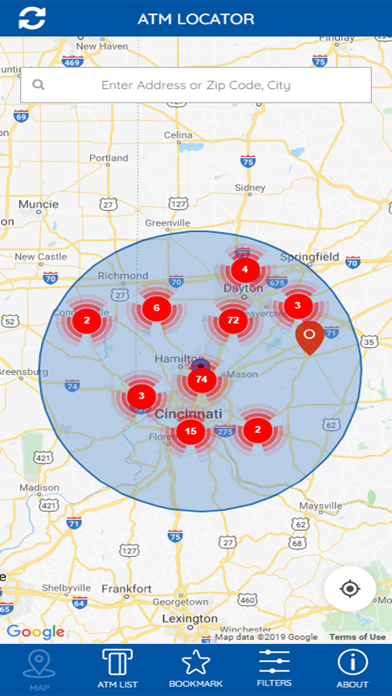 Alliance One ATM Locator 2 Screenshot