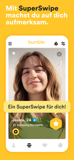 ‎Bumble: Dating & Freunde Chat Screenshot