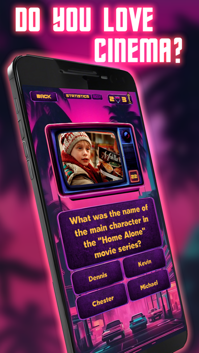 Movie Quiz Game Screenshot